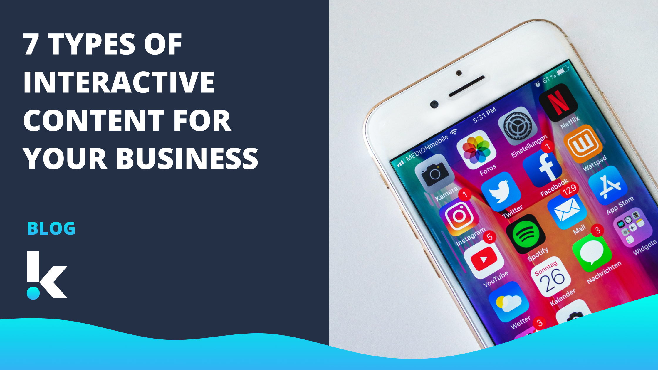 Get your target audience involved with your brand with 7 types of interactive content that will help your business stand out. Read more at Komo Digital.
