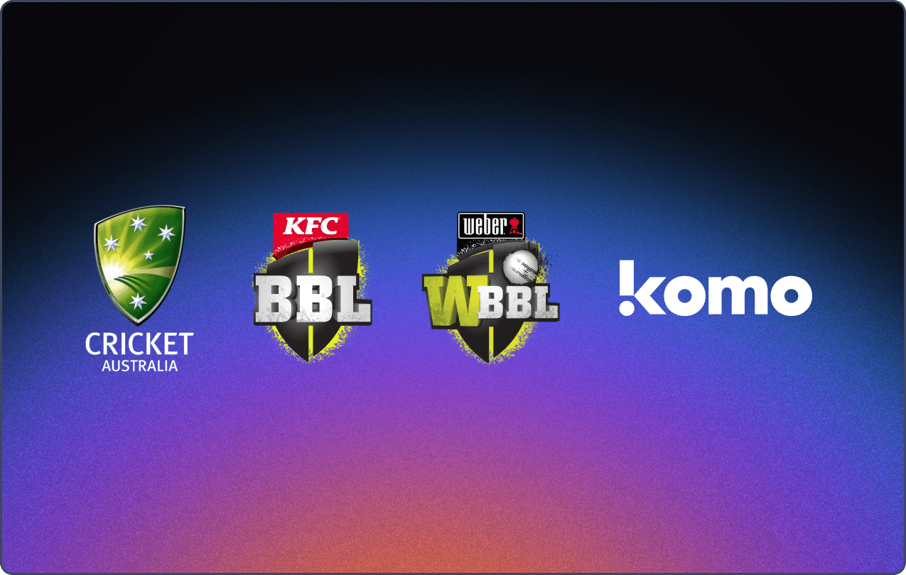 Komo and Cricket Australia join forces to improve fan experience